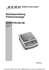 KERN PFB 600-2M Betriebsanleitung