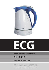 ECG RK 1510 Bedienungsanleitung