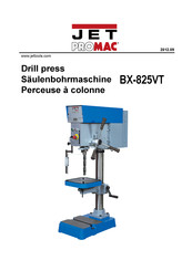 Jet PROMAC BX-825VT Gebrauchsanleitung