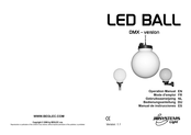 JB Systems Light LED BALL DMX-version Bedienungsanleitung