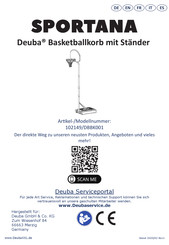 Deuba 102149 Bedienungsanleitung