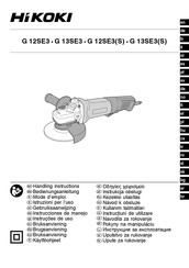 HIKOKI G 12SE3 Bedienungsanleitung