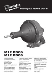 Milwaukee M12 BDC8 Originalbetriebsanleitung