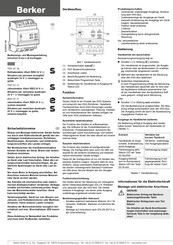 Berker 7531 41 18 Bedienungs- Und Montageanleitung
