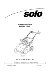 Solo 526 S Handbuch Für Gebrauch Und Wartung