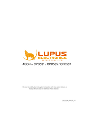 LUPUS-Electronics AEON CPD535 Bedienungsanleitung