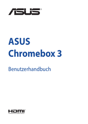 Asus Chromebox 3 Benutzerhandbuch