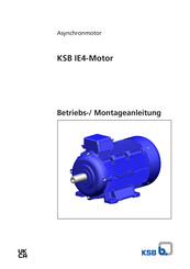 KSB IE4 Betriebs- Und Montageanleitung