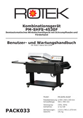 Rotek PACK033 Benutzer- Und Wartungshandbuch
