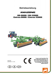 Amazone Catros 12000 Betriebsanleitung