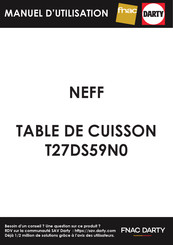 NEFF T29DS Serie Gebrauchsanleitung
