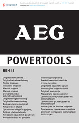 AEG BBH 18 Originalbetriebsanleitung