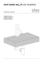 Clou mini wash me CL/03.03130 Montageanweisungen