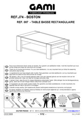 Gami J74 Bedienungsanleitung