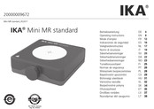 IKA Mini MR standard Betriebsanleitung