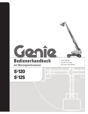 Genie S-125 Bedienungsanleitung Mit Wartungsinformationen