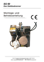 Scheer SG 60 Montage- Und Betriebsanleitung
