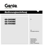 Terex Genie GS-2669BE Bedienungsanleitung