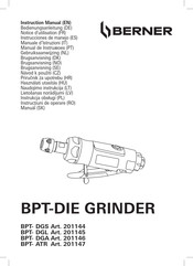 Berner BPT-ATR Bedienungsanleitung