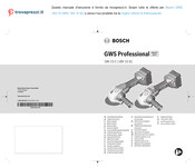 Bosch GWS Professional 18V-15 SC Originalbetriebsanleitung