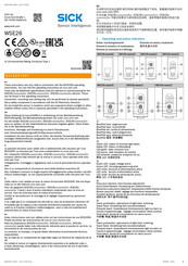 SICK WSE26 Kurzanleitung