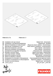 Franke FRSM 603 C TD Installations- Und Gebrauchsanweisung