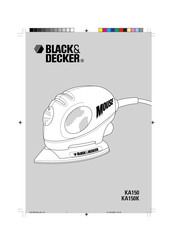 Black & Decker Mouse KA150K Bedienungsanleitung