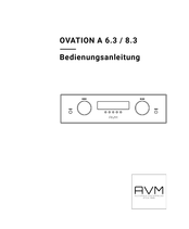 AVM OVATION A 8.3 Bedienungsanleitung