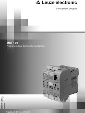 Leuze electronic MSI 100 Anwenderhandbuch