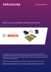 Bosch DWZ1AF1I6 Montageanleitung