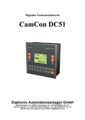 Digitronic Automationsanlagen CamCon DC90 Bedienungsanleitung