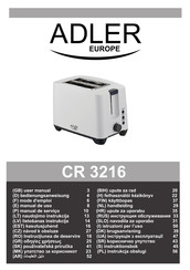 Adler europe CR 3216 Bedienungsanweisung