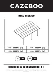 CAZEBOO COM-000379 Montageanleitung