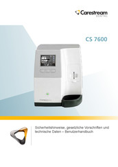 Carestream Dental CS 7600 Benutzerhandbuch