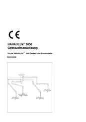 Getinge HANAULUX 2000 Gebrauchsanweisung