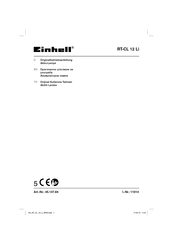 EINHELL RT-CL 12 Li Originalbetriebsanleitung
