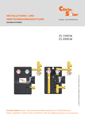 CitrinSolar CS 20HE/W Installations- Und Inbetriebnahmeanleitung