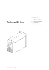 Fronius TransSynergic 4000 Bedienungsanleitung
