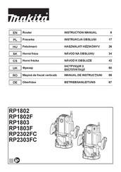 Makita RP1802 Bedienungsanleitung