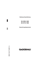 Gaggenau GI 203-160 Gebrauchsanleitung