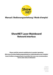 Laserworld ShowNET Laser Mainboard Bedienungsanleitung