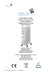 Plein Air ERC2-1507-T24H Bedienungsanleitung
