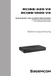 SAGEMCOM RCI88-1000 V2 Bedienungsanleitung