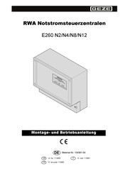 GEZE RWA E260 N4 Montage- Und Betriebsanleitung