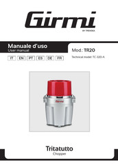 TREVIDEA Girmi TC-320-A Bedienungsanleitung