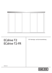 Geze ECdrive T2 Montage- Und Serviceanleitung