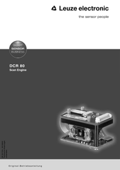 Leuze electronic DCR 80 Originalbetriebsanleitung