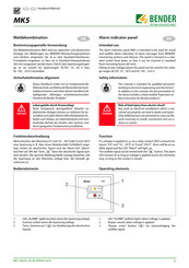 Bender MK5 Handbuch