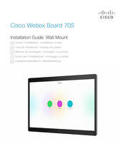 Cisco Webex Board 70S Installationshandbuch