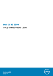 Dell G5 15 5500 Einrichtung Und Technische Daten
